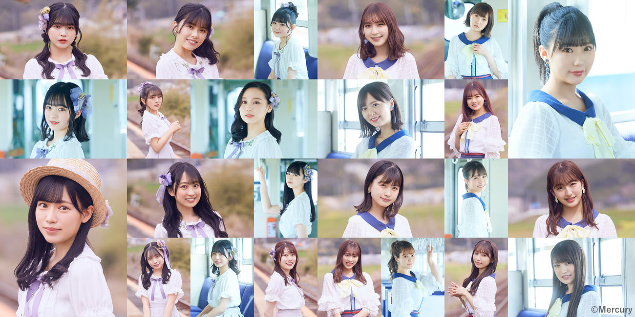 HKT48の新シングル「君とどこかへ行きたい」のアーティスト写真　(C)Mercury
