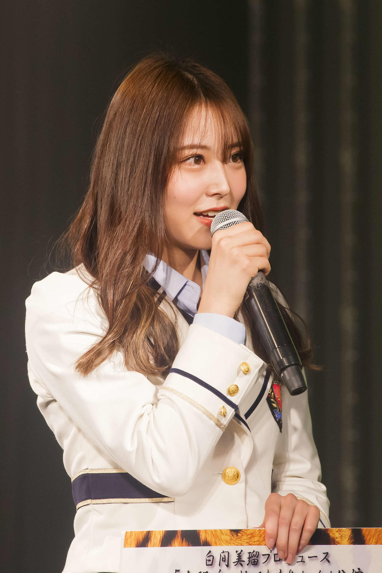 25枚目シングルでセンターを務めることが決まった白間美瑠（C）NMB48