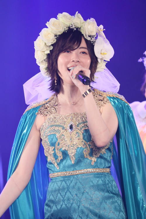 卒業公演でドレス姿で歌うSKE48松井珠理奈（c）2021 Zest,Inc.