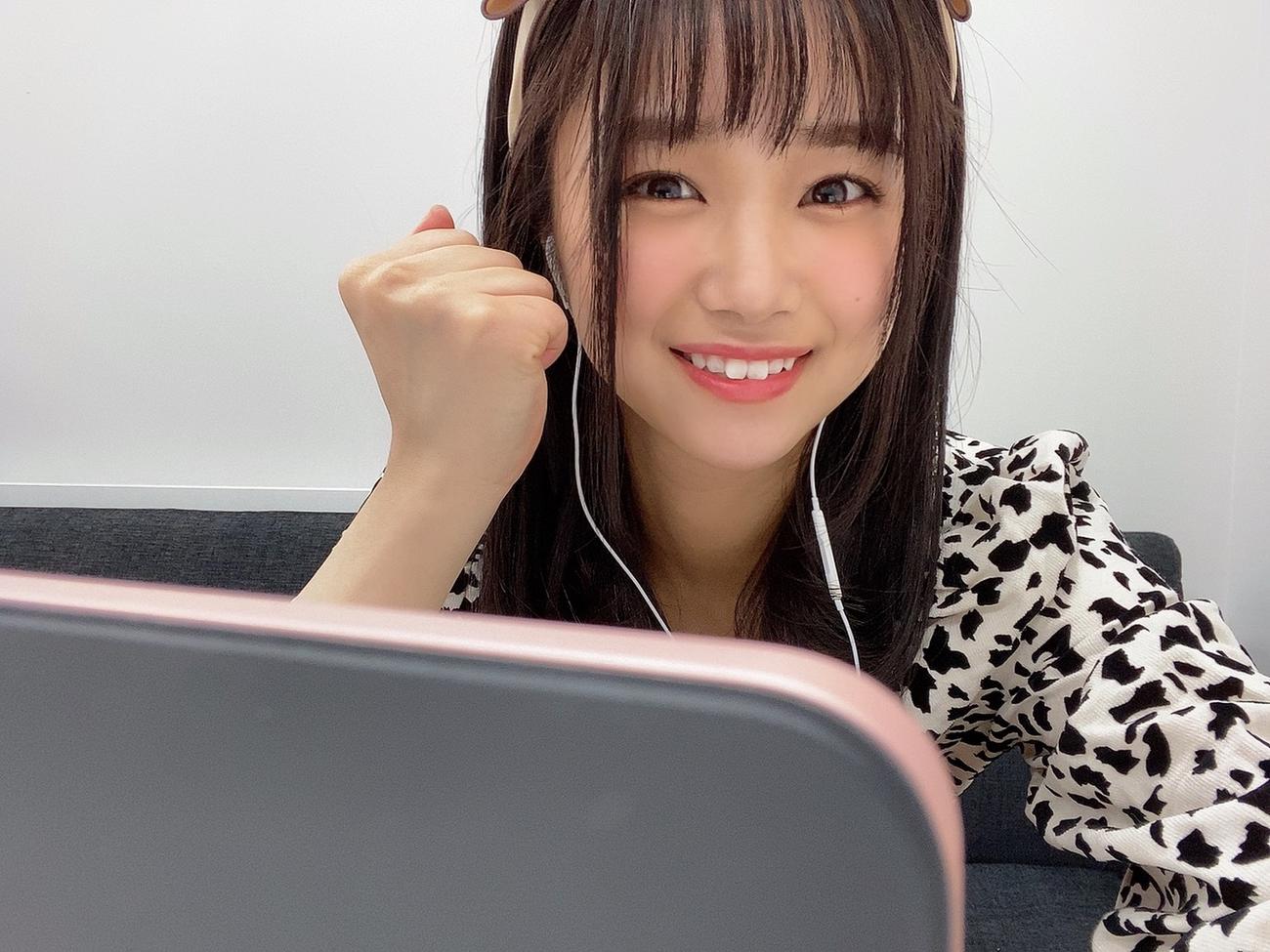 ヤンヤンガールズの13期生として出演中のNGT48真下華穂（C）Flora