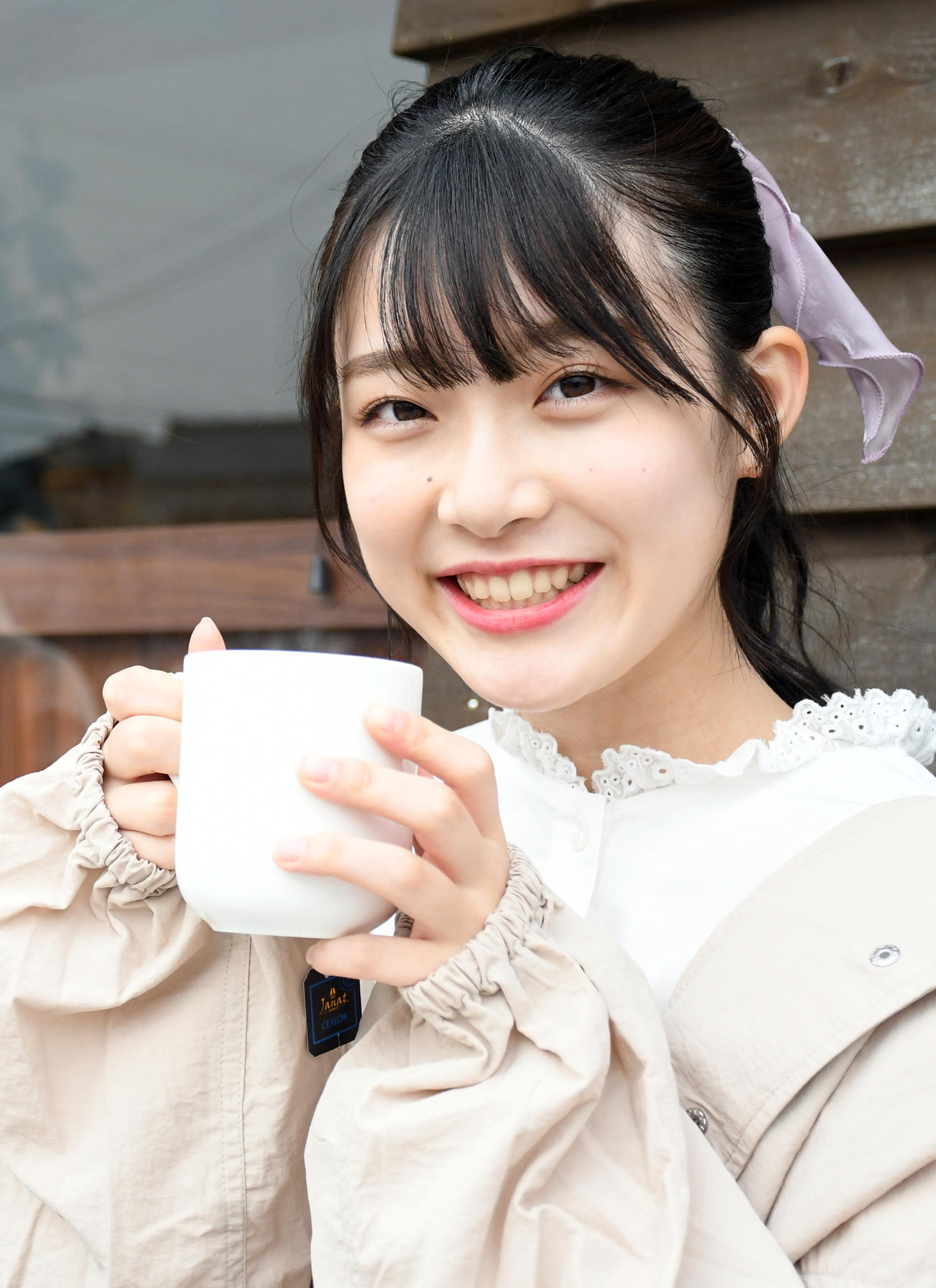 小越春花（2021年3月30日撮影）