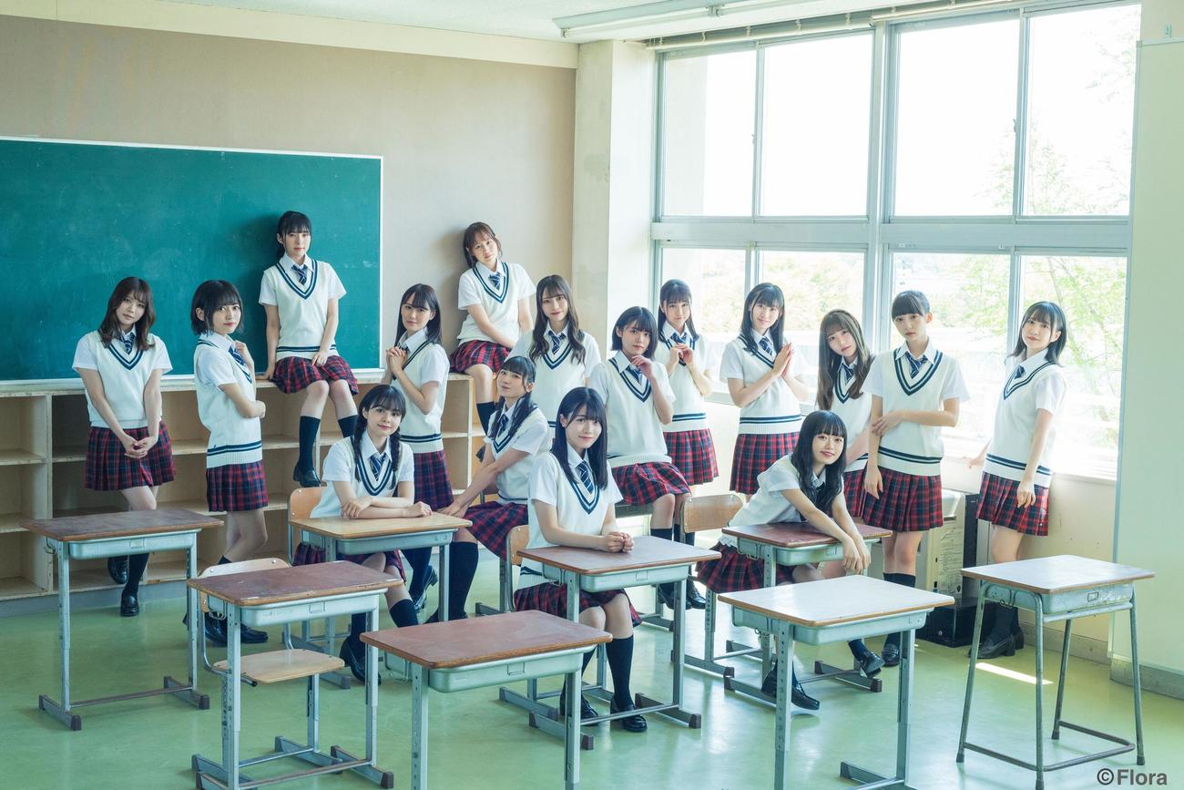 NGT48の新シングル「Awesome」のアーティスト写真（C）Flora