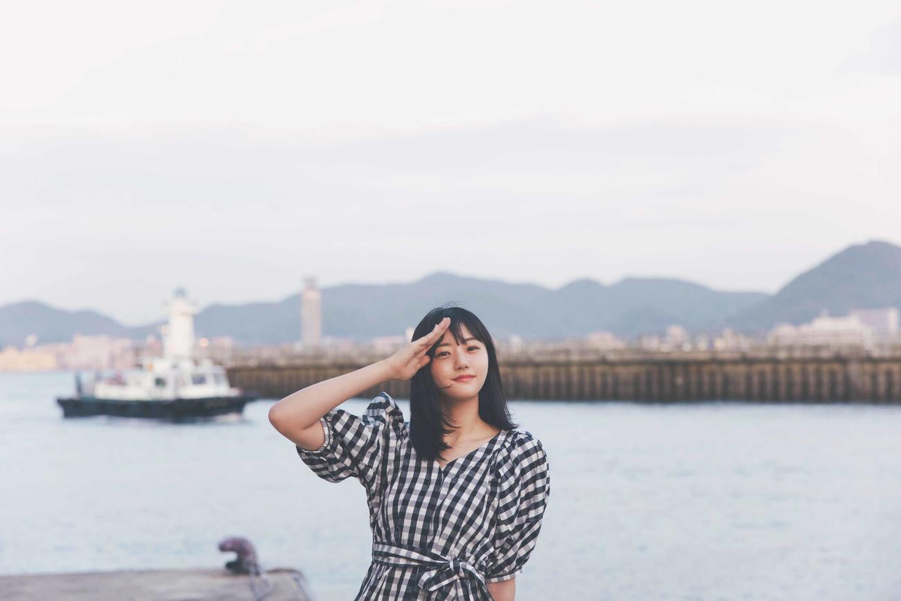 ファースト写真集の先行カットが公開されたSTU48瀧野由美子（撮影・倉本GORI）