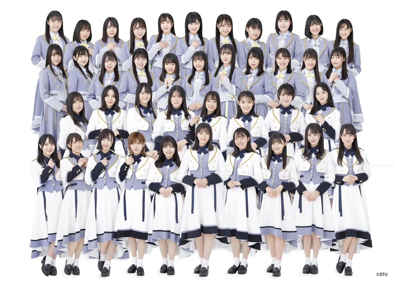10月20日に7枚目シングルを発売することを発表したSTU48（C）STU