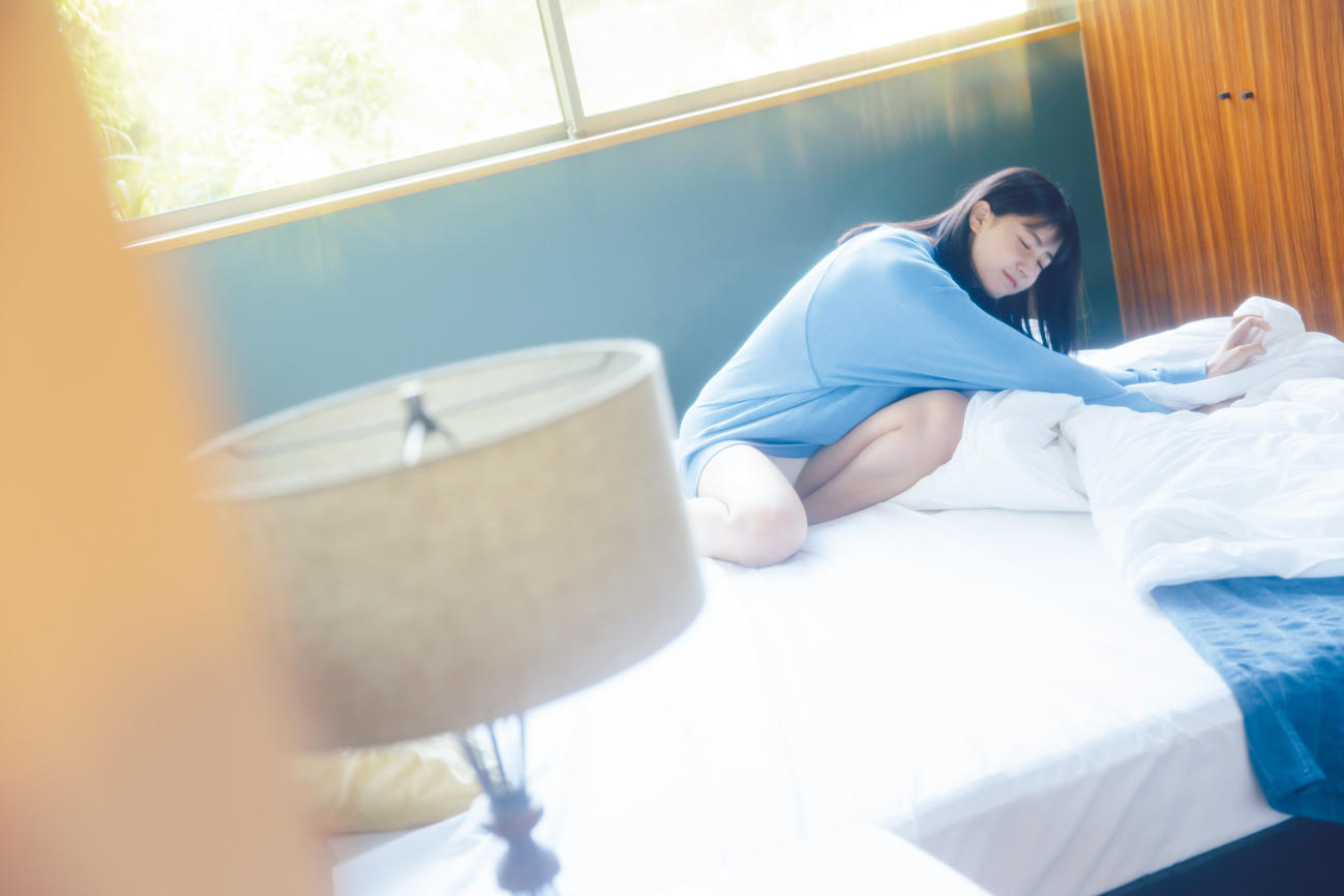 STU48瀧野由美子のファースト写真集「君のことをまだよく知らない」楽天ブックス限定版の裏表紙（撮影・倉本GORI）
