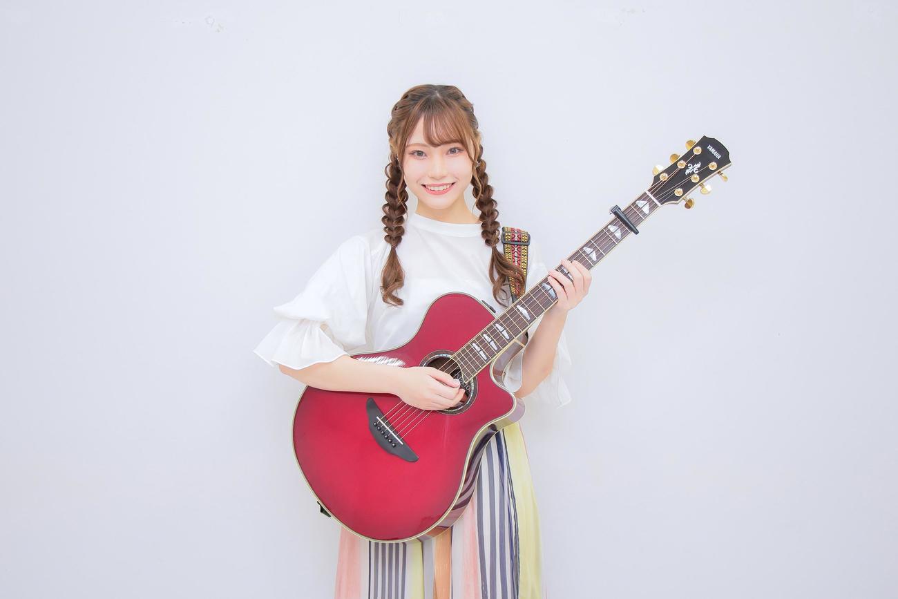 「さあやギター」配信1周年記念イベントを行ったNGT48川越紗彩（C）Flora