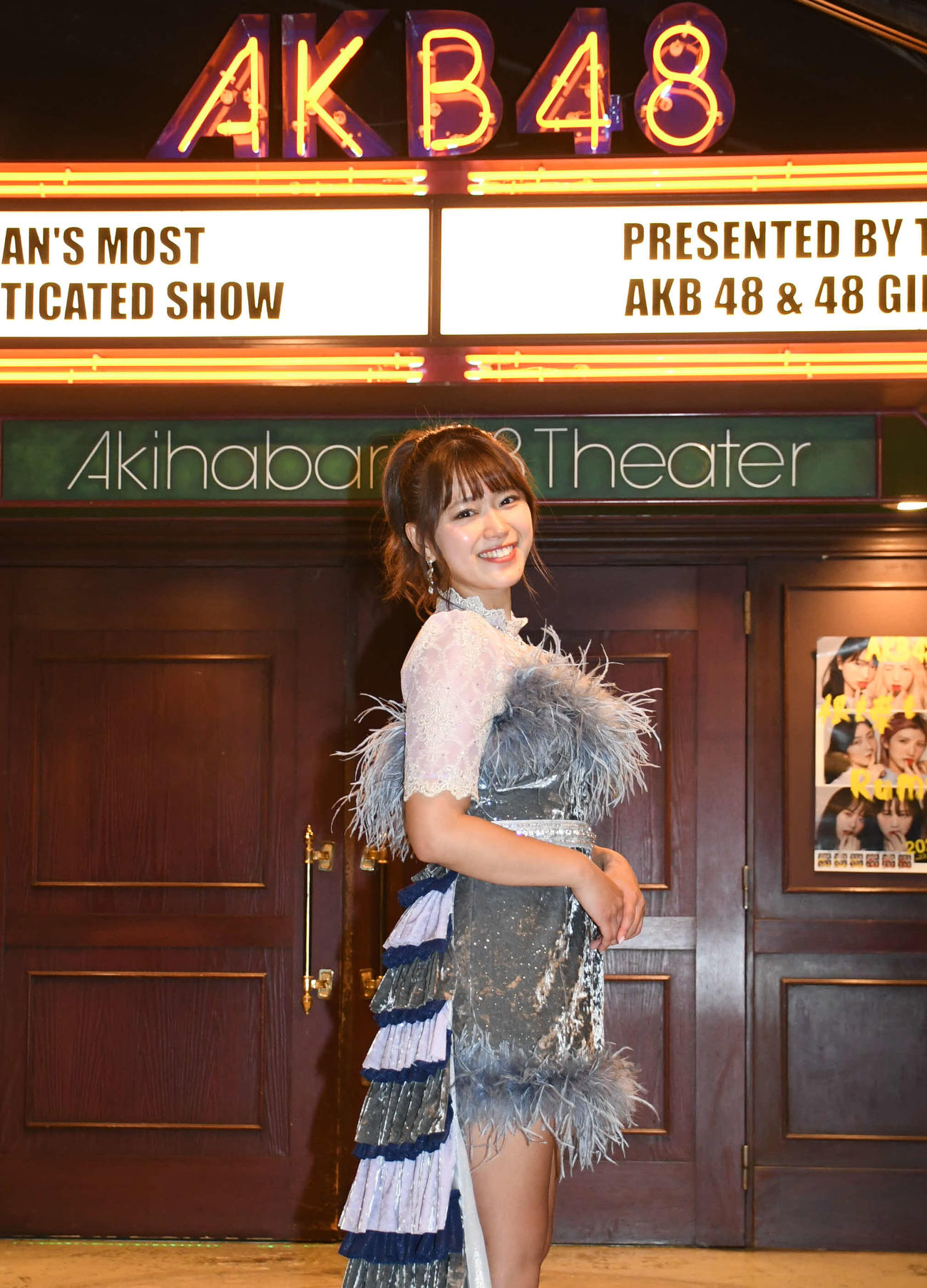 AKB48劇場で「山内鈴蘭卒業記念公演～私の原点～」を行ったSKE48山内鈴蘭（撮影・大友陽平）