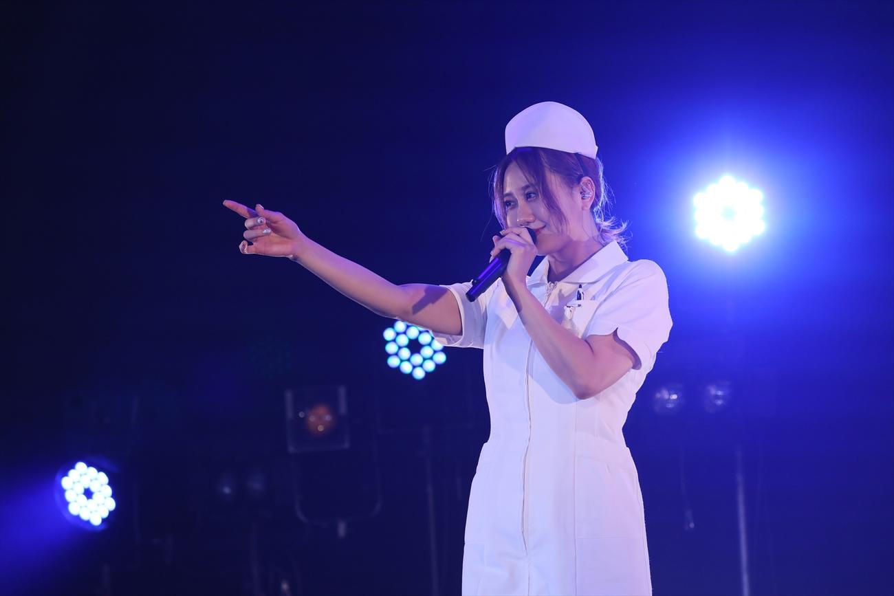 約2年5カ月ぶりのソロライブを行ったSKE48古畑奈和（C）2021 Zest, Inc.