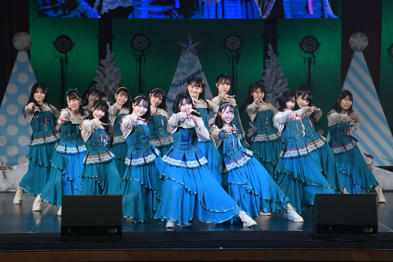 クリスマスコンサートを行ったSTU48（C）STU