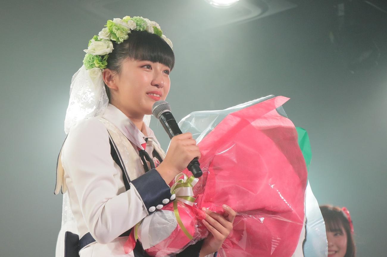 卒業公演を行ったNGT48小見山沙空
