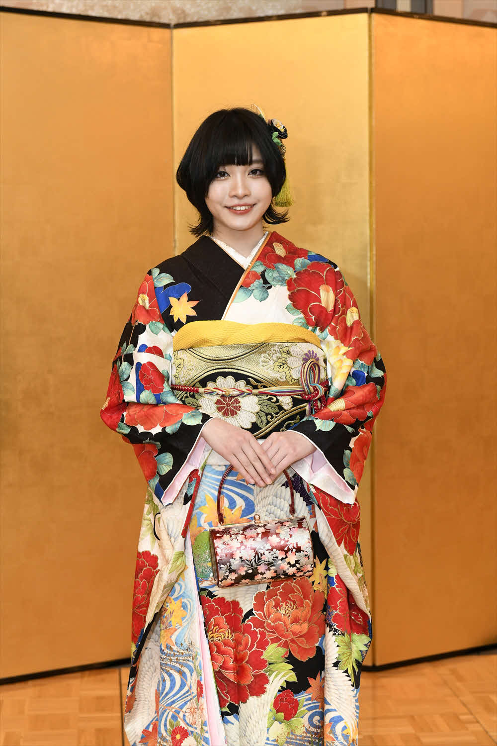 成人式を行ったSKE48五十嵐早香（C）2021 Zest,Inc.