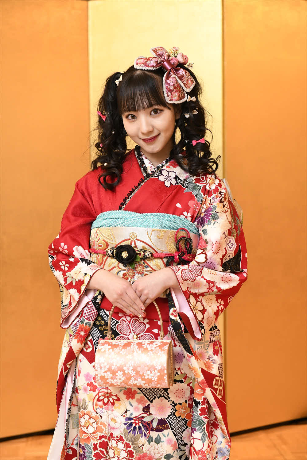 成人式を行ったSKE48末永桜花（C）2021 Zest,Inc.