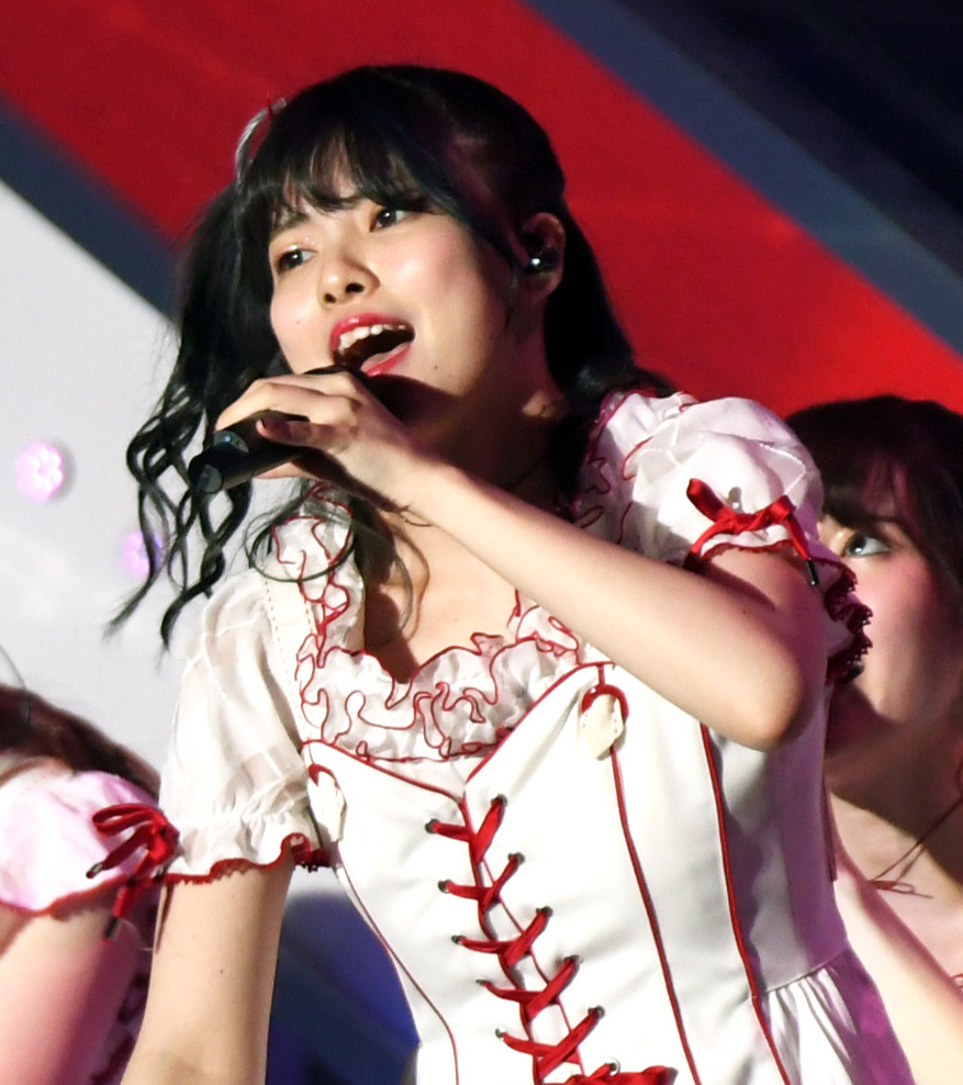 NGT48角ゆりあ（21年10月撮影）