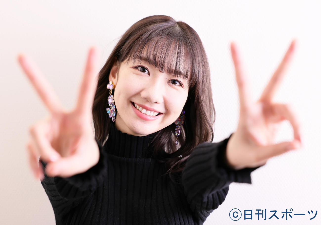 30歳を迎え、さらなる活躍を誓うAKB48柏木由紀（撮影・足立雅史）