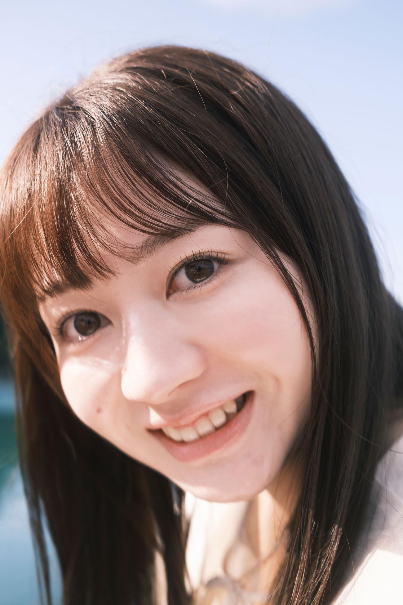 ファースト写真集の先行アザーカットを公開したSKE48江籠裕奈