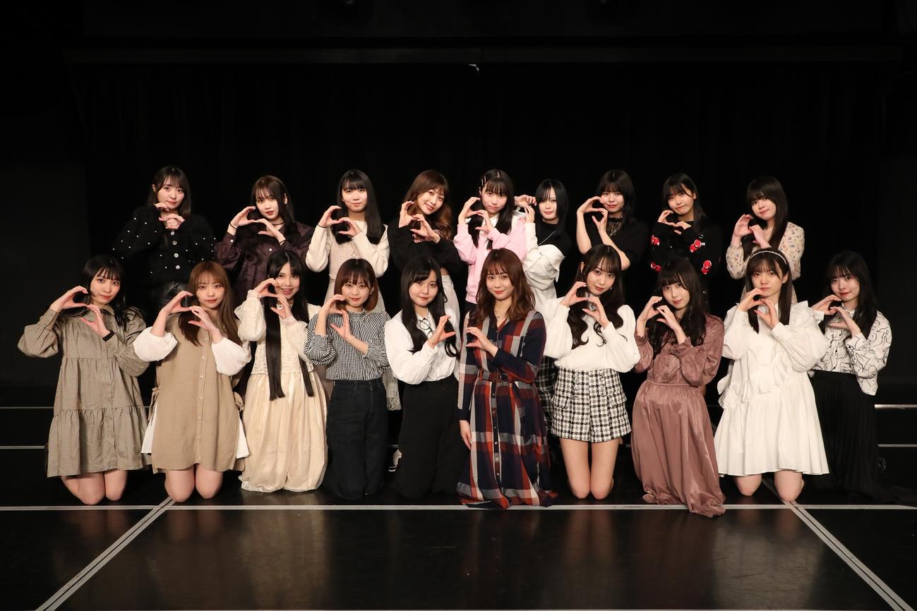 小室哲哉プロデュースの新オリジナル公演開催を発表したSKE48チームS（C）2022 Zest, Inc.