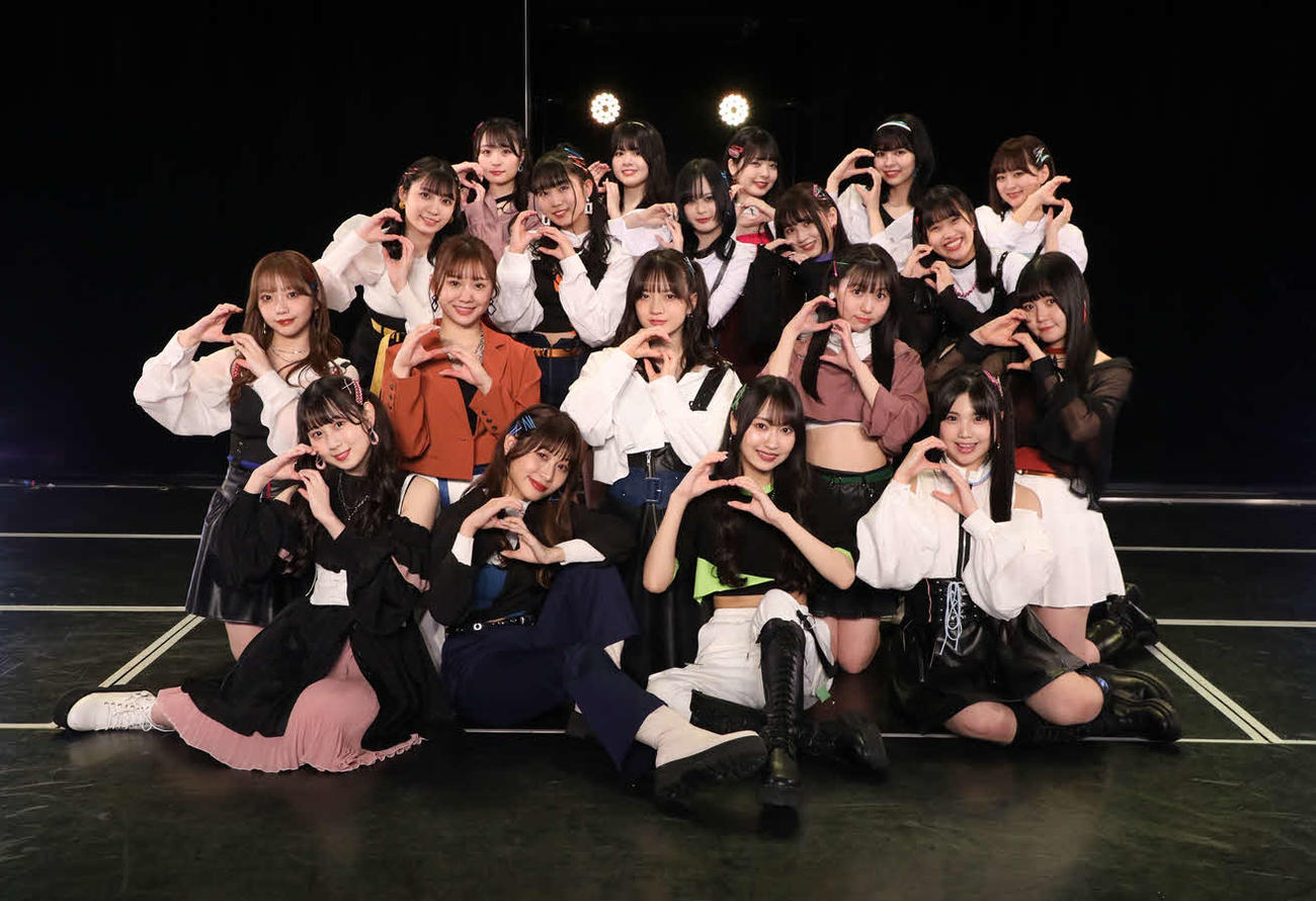 「愛を君に、愛を僕に」のミュージックビデオ撮影を行ったSKE48チームS（(C)2022 Zest, Inc.）