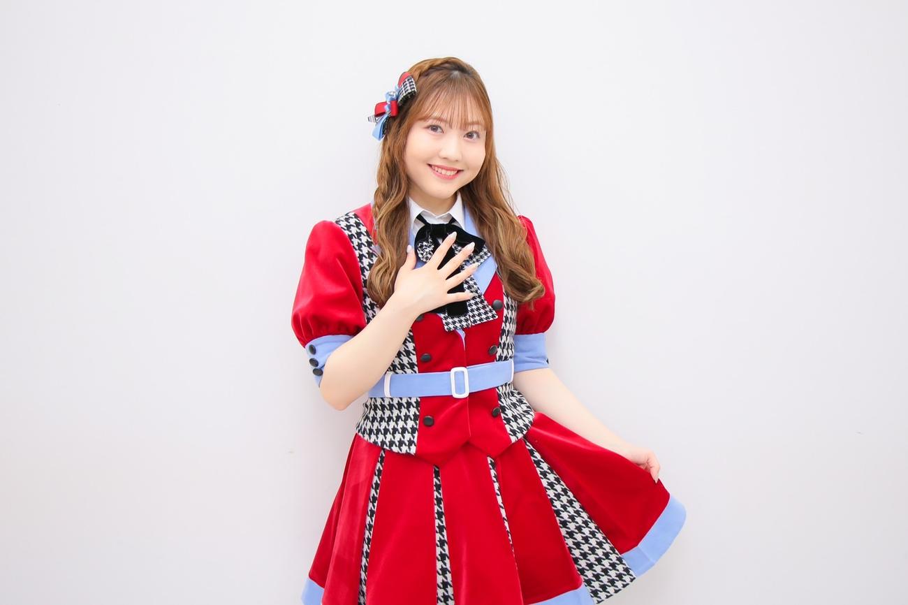 卒業公演を前にファンへの思いを語ったNGT48日下部愛菜（C）Flora