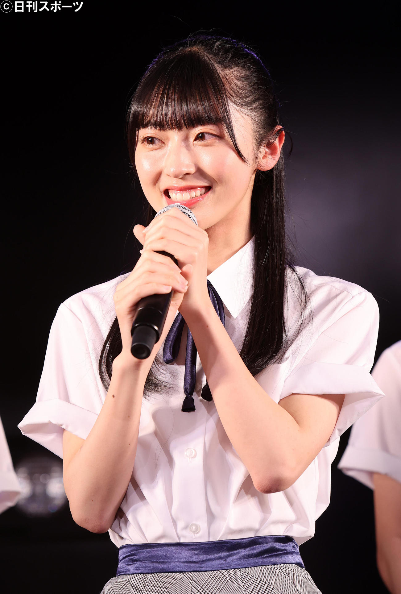 AKB48、17期生の佐藤綺星（撮影・鈴木正人）
