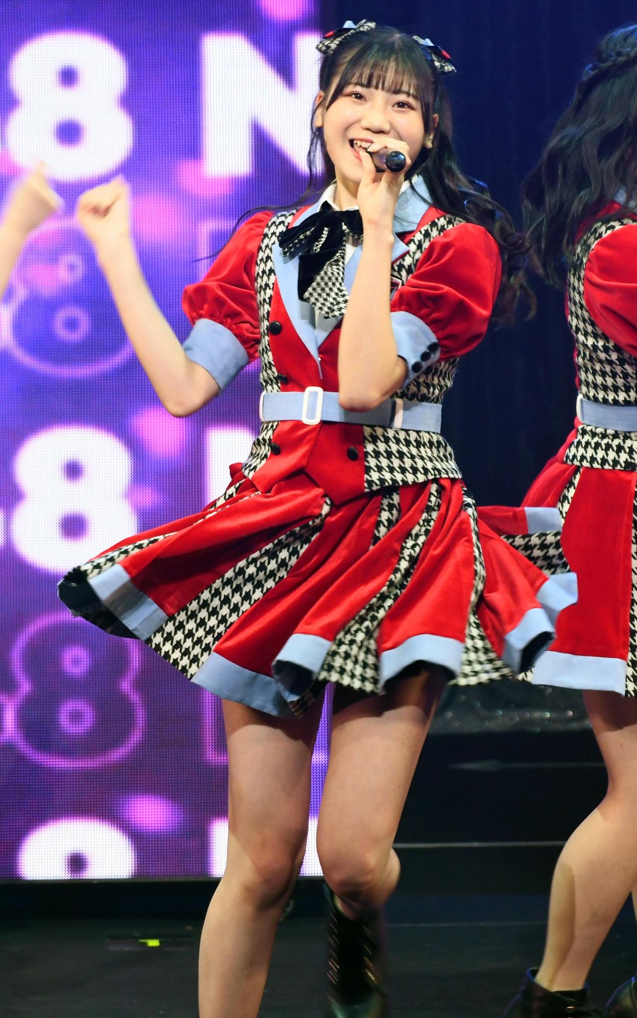 NGT48の藤崎未夢（2022年4月撮影）