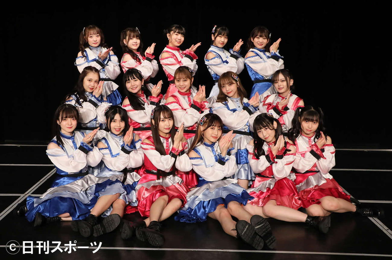 オリジナル新公演「愛を君に、愛を僕に」初日夜公演に出演したSKE48チームSメンバー（C）2022 Zest, Inc.