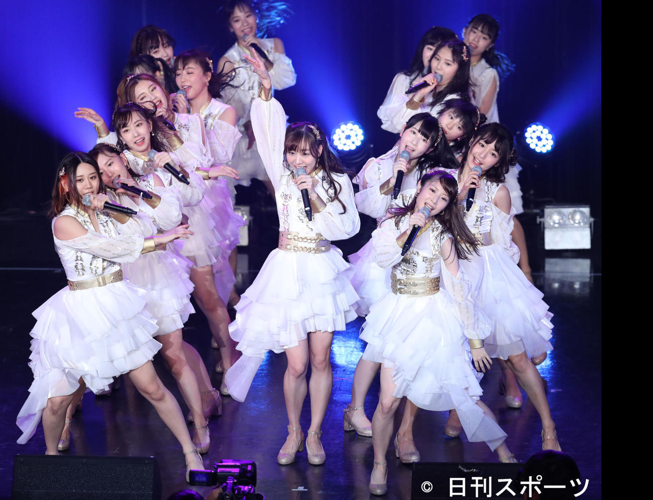 2018年8月　東京アイドルフェスティバル最終日　須田亜香里（中央）センターで、「いきなりパンチライン」を披露したSKE48