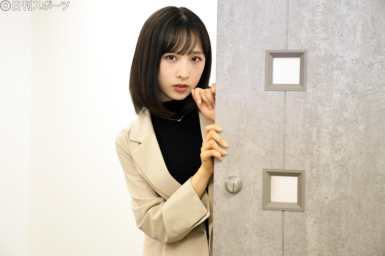 テレビ東京ドラマ「AD・オグリの事件簿」に主演するAKB48小栗有以（撮影・大友陽平）
