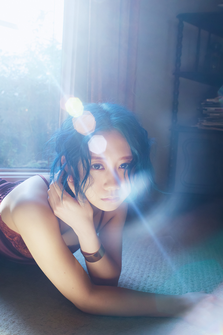SKE48古畑奈和のファースト写真集「感情の境界線」でのお気に入りカット（桑島智輝氏撮影）