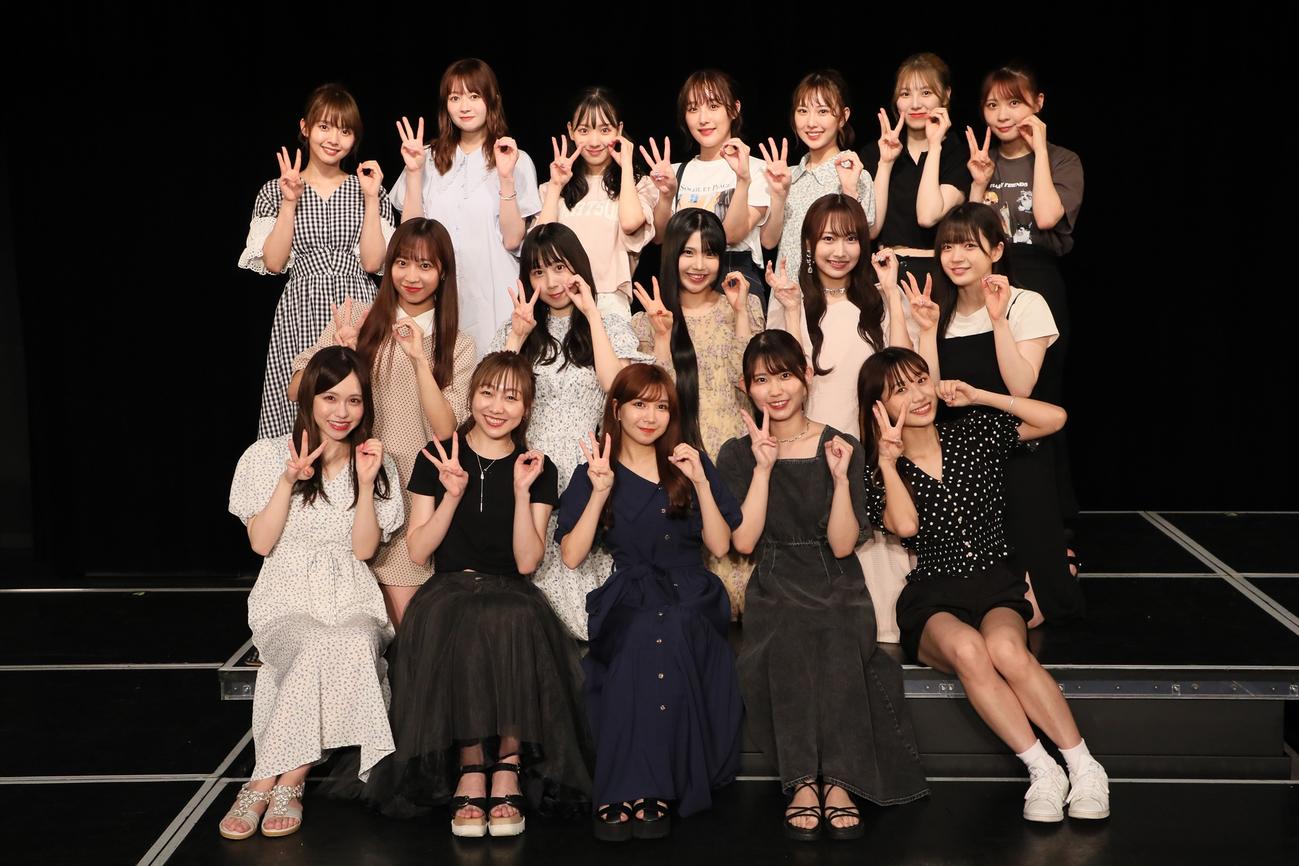 「SKE48　情報解禁SP生配信」で30枚目シングル発売を発表したSKE48（C）2022 Zest, Inc.