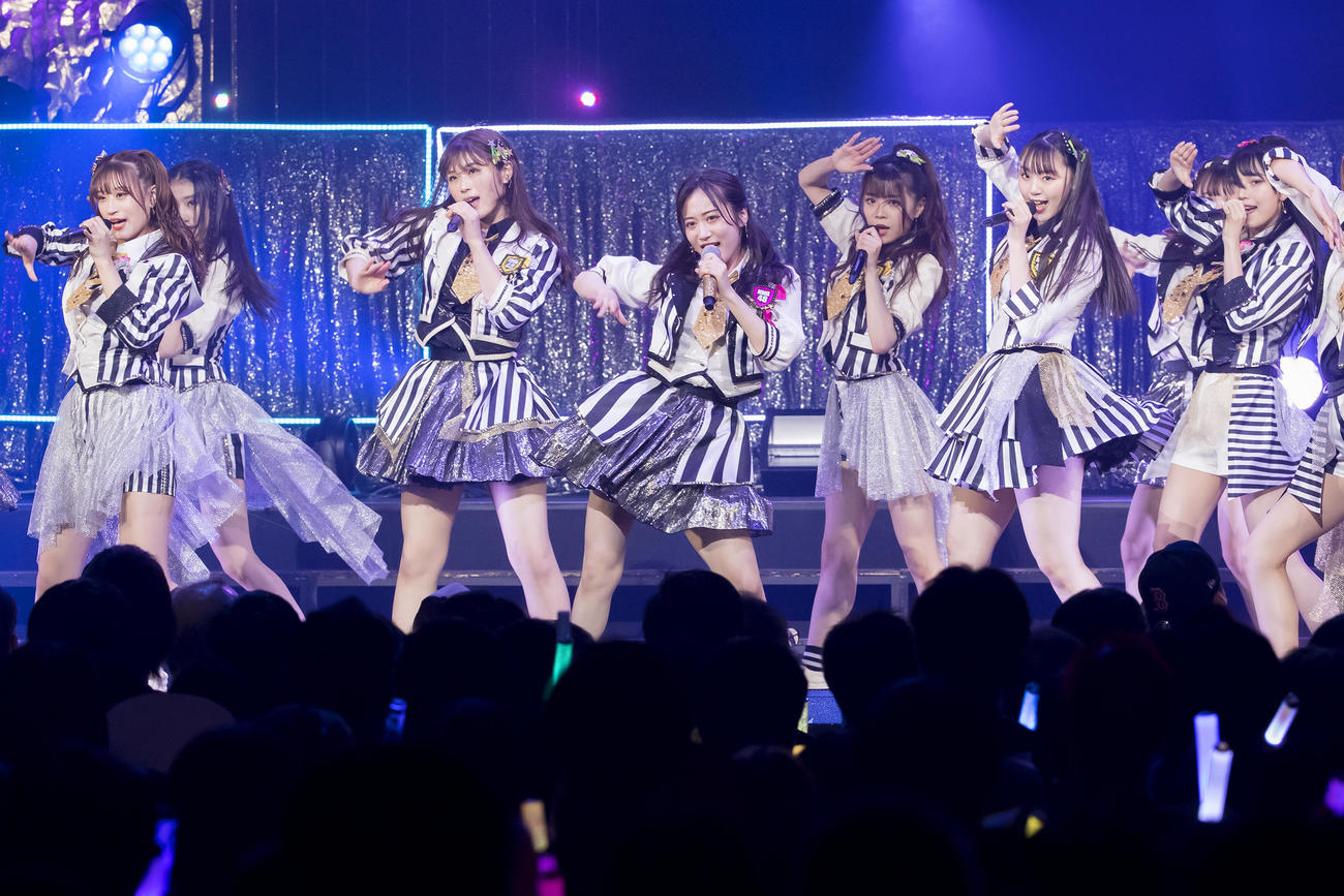 コンサートに出演した27枚目シングルの選抜メンバー（C）NMB48
