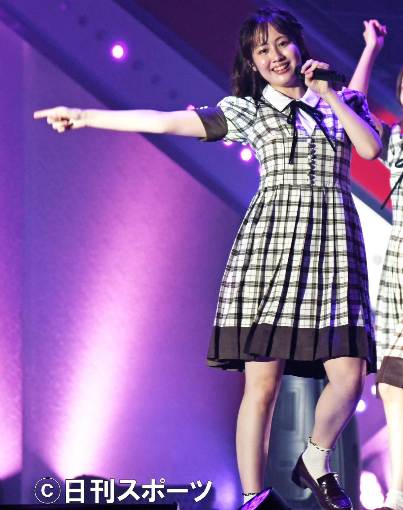 「NGT48単独コンサート」「荻野由佳卒業コンサート」　NGT48西村菜那子＝2021年10月30日撮影
