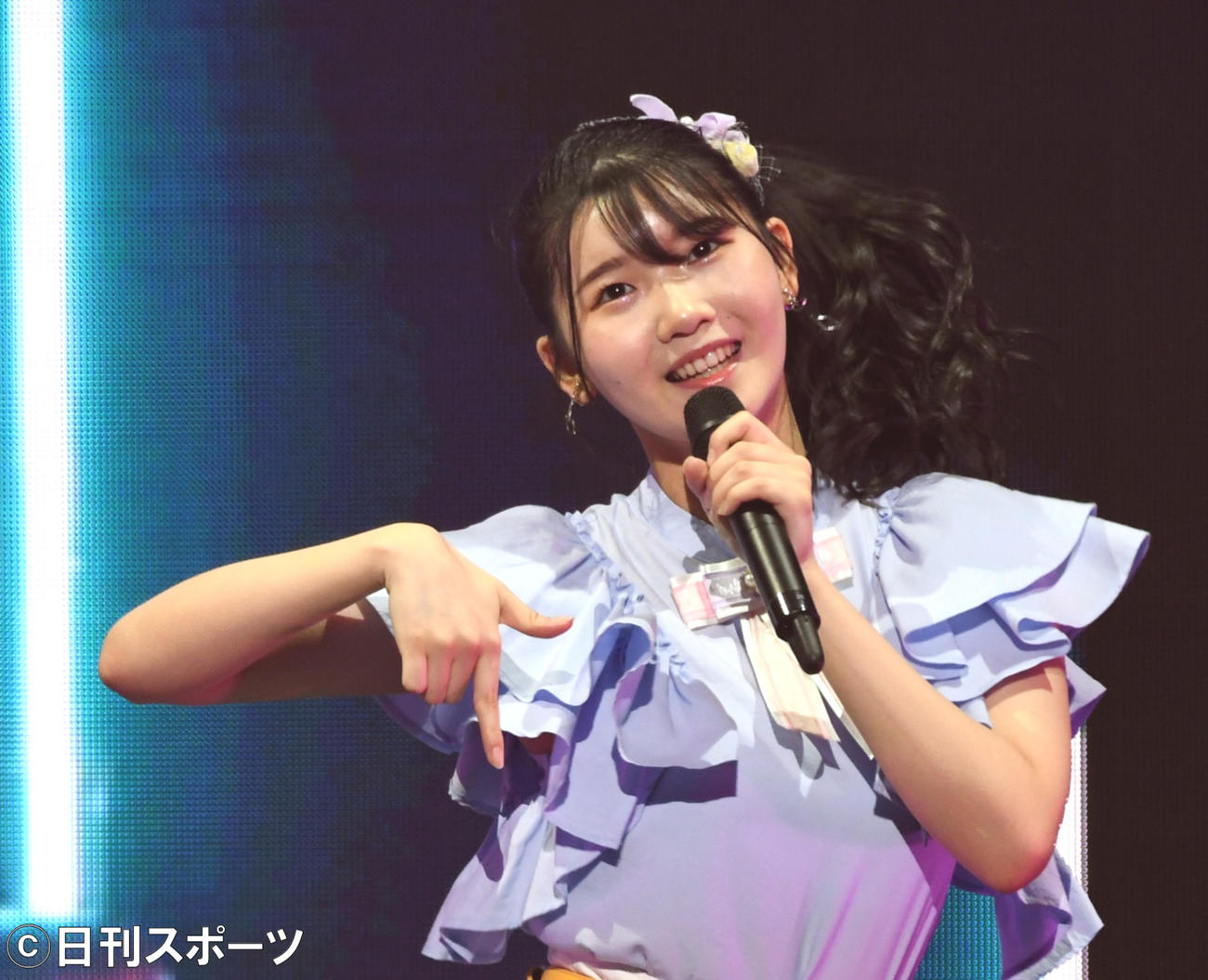 HKT48石安伊（2022年4月撮影）