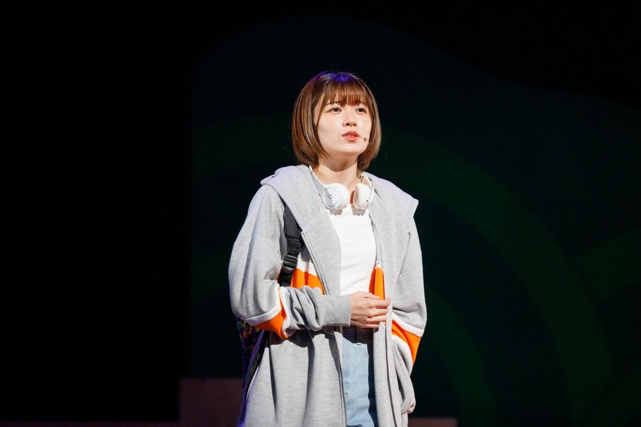 舞台「家族のはなし」で矢野陽子役を演じた安藤千伽奈（C）ILLUMINUS