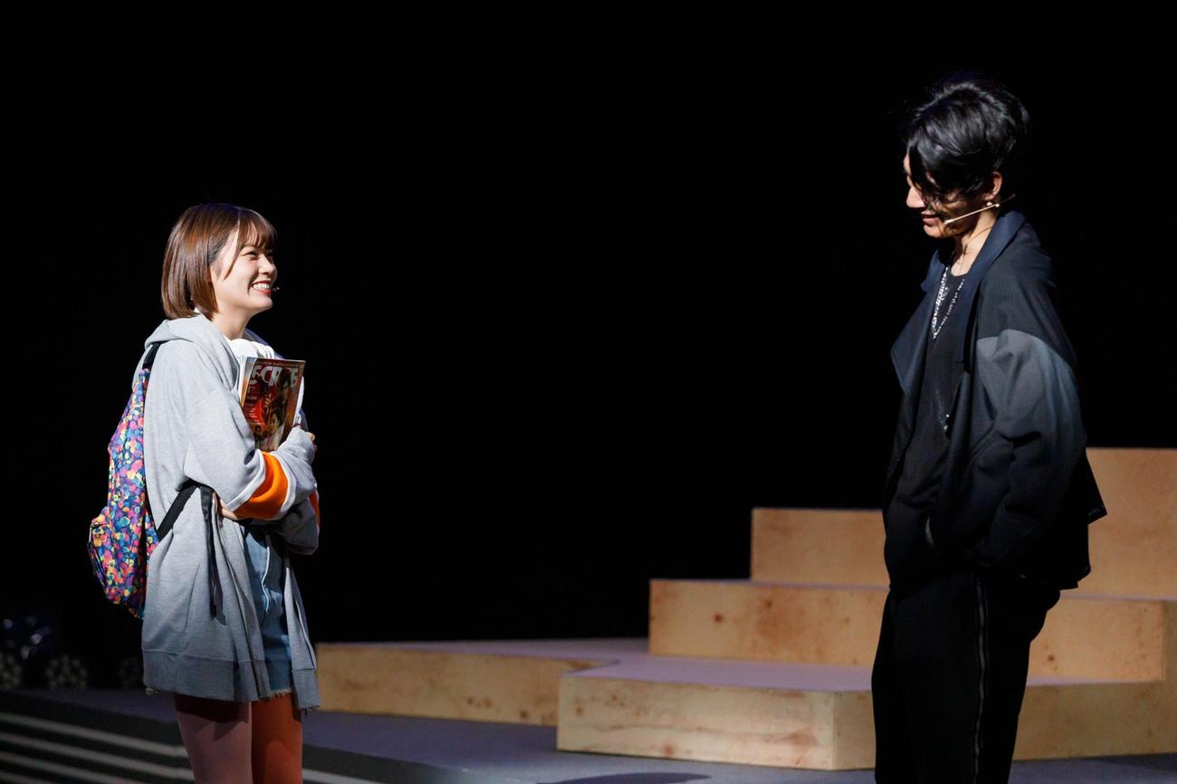 舞台「家族のはなし」で矢野陽子役を演じた安藤千伽奈（C）ILLUMINUS