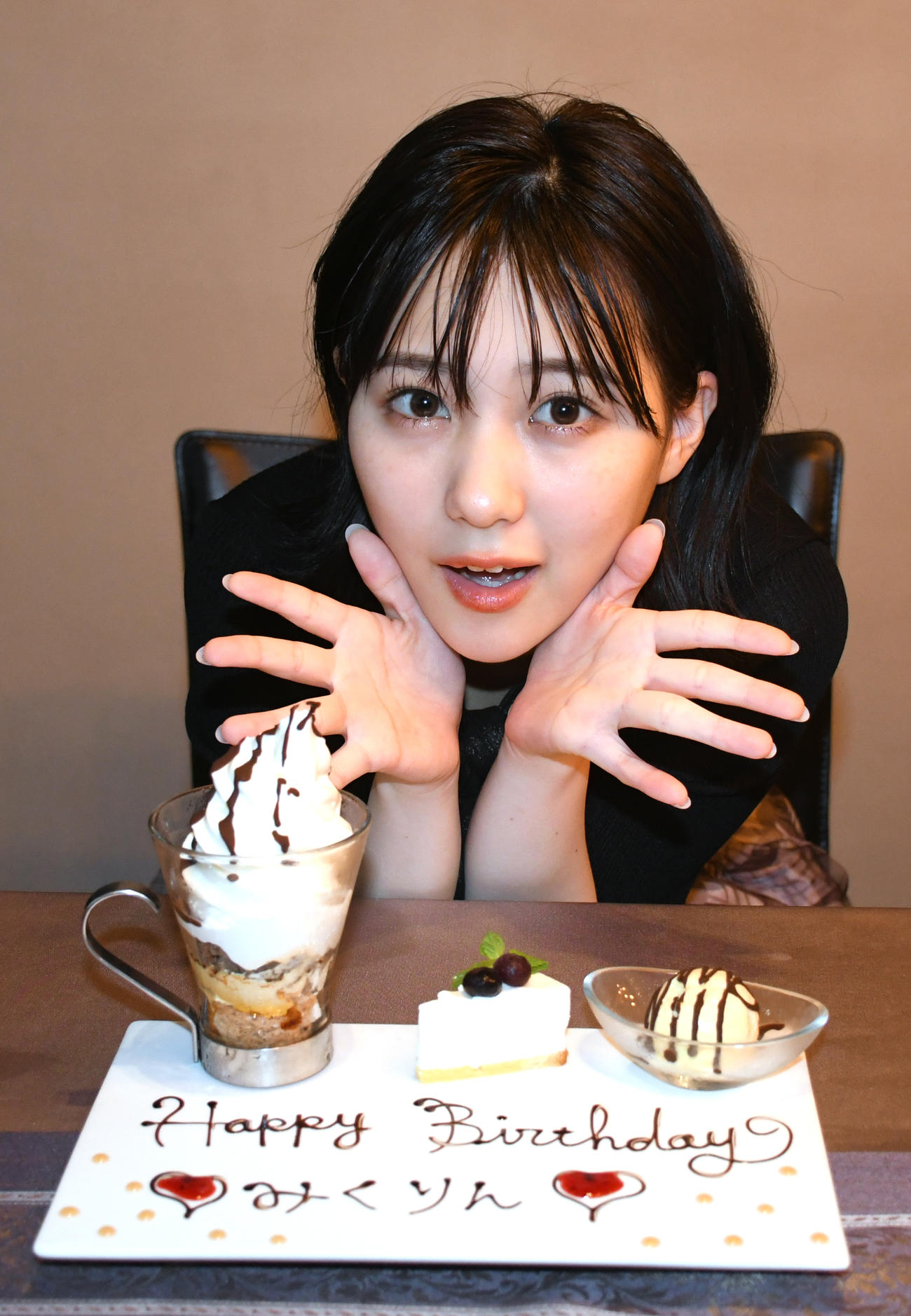 12日に21歳の誕生日を迎えたHKT48田中美久（撮影・大友陽平）