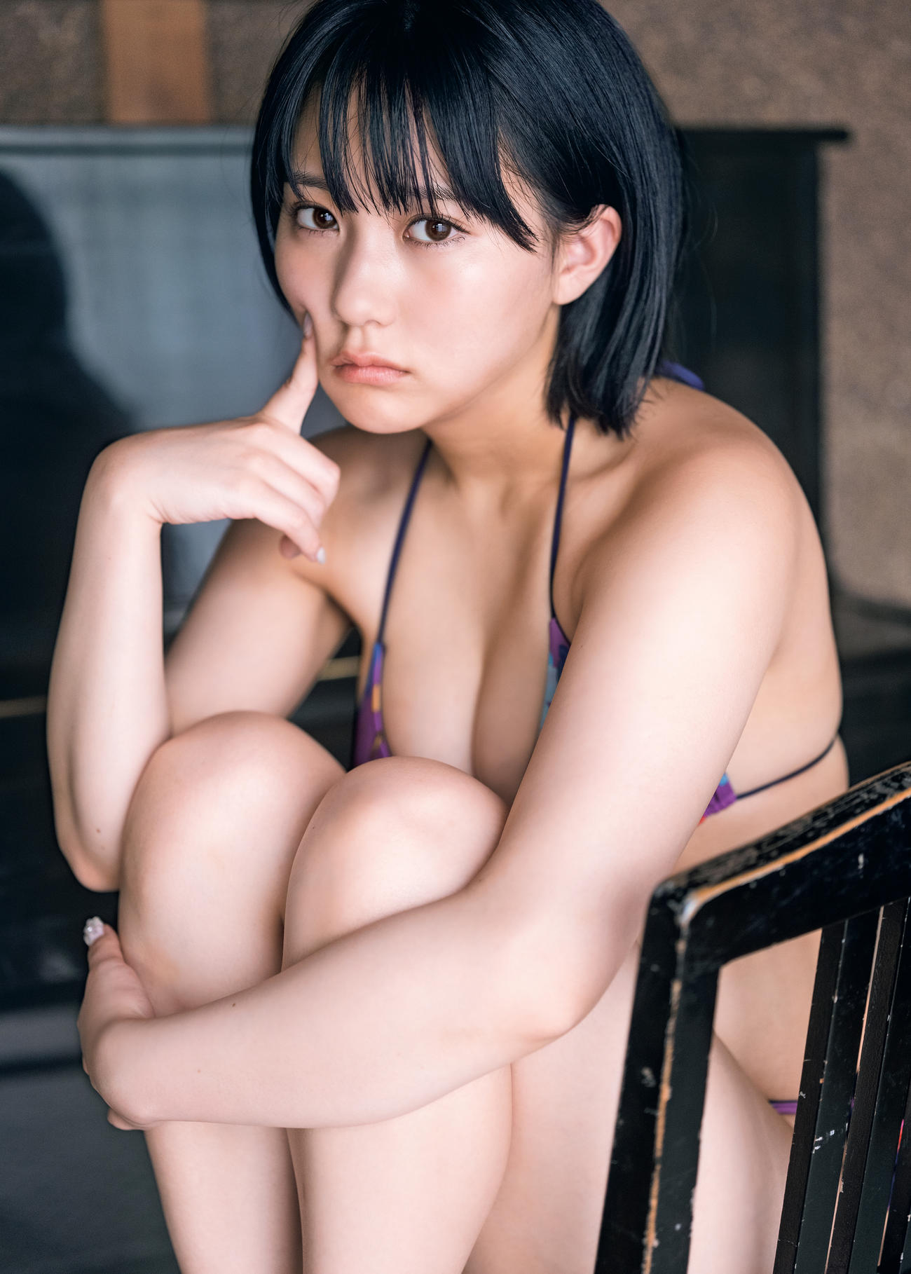 グラビアクイーンとして活躍を見せるHKT48田中美久（「blt graph.vol.81」より。HIROKAZU氏撮影）