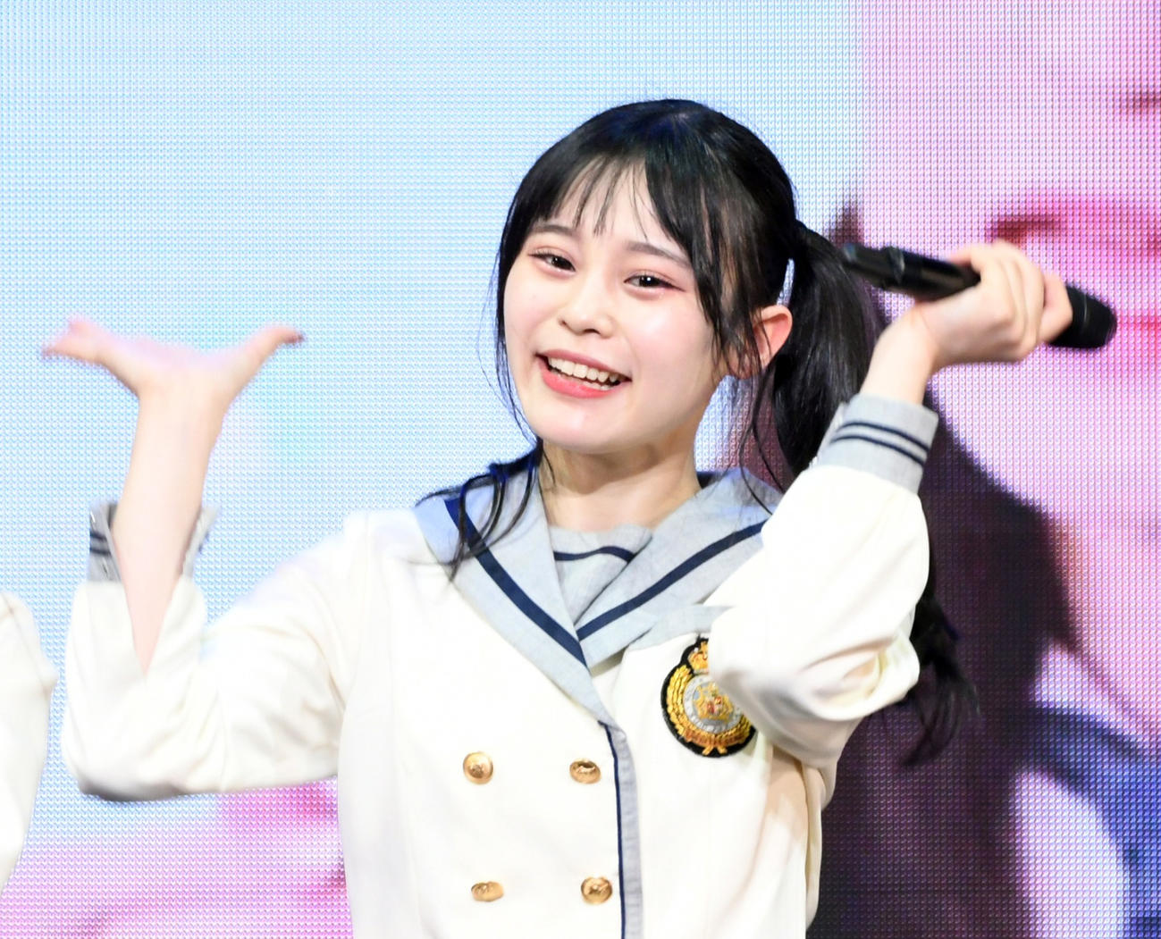 HKT48村川緋杏（2022年4月撮影）