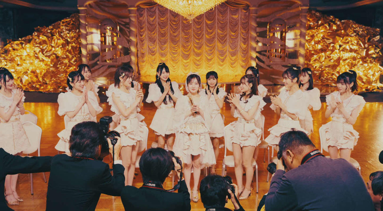 NMB48の27枚目シングル「好きだ虫」のミュージックビデオの場面写真
