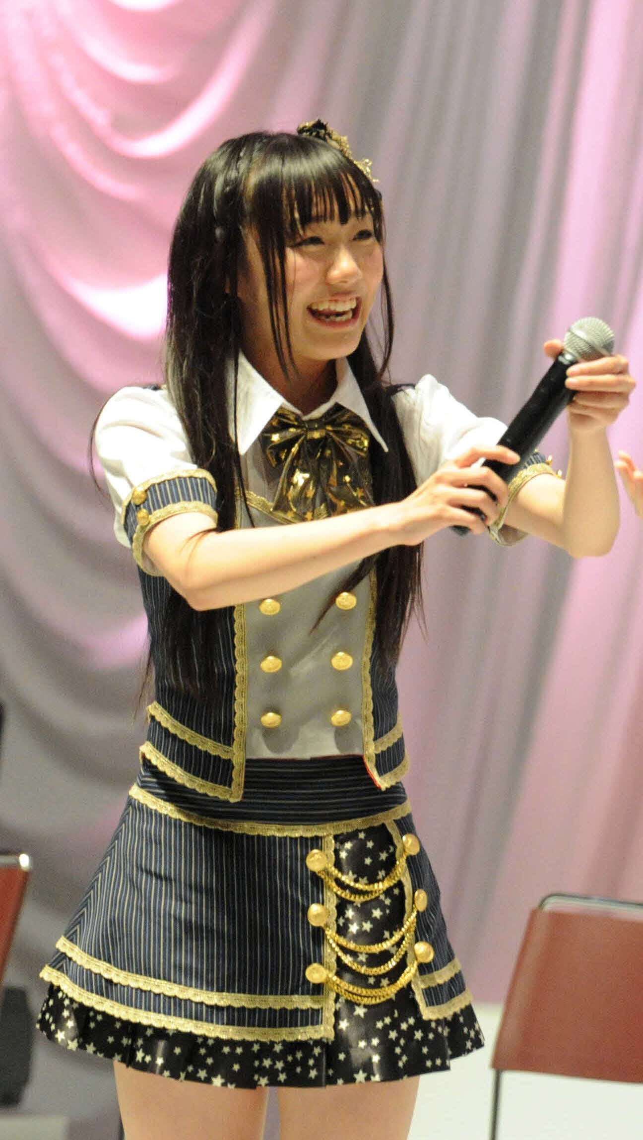 11年6月、第3回AKB48選抜総選挙開票イベントでの須田亜香里