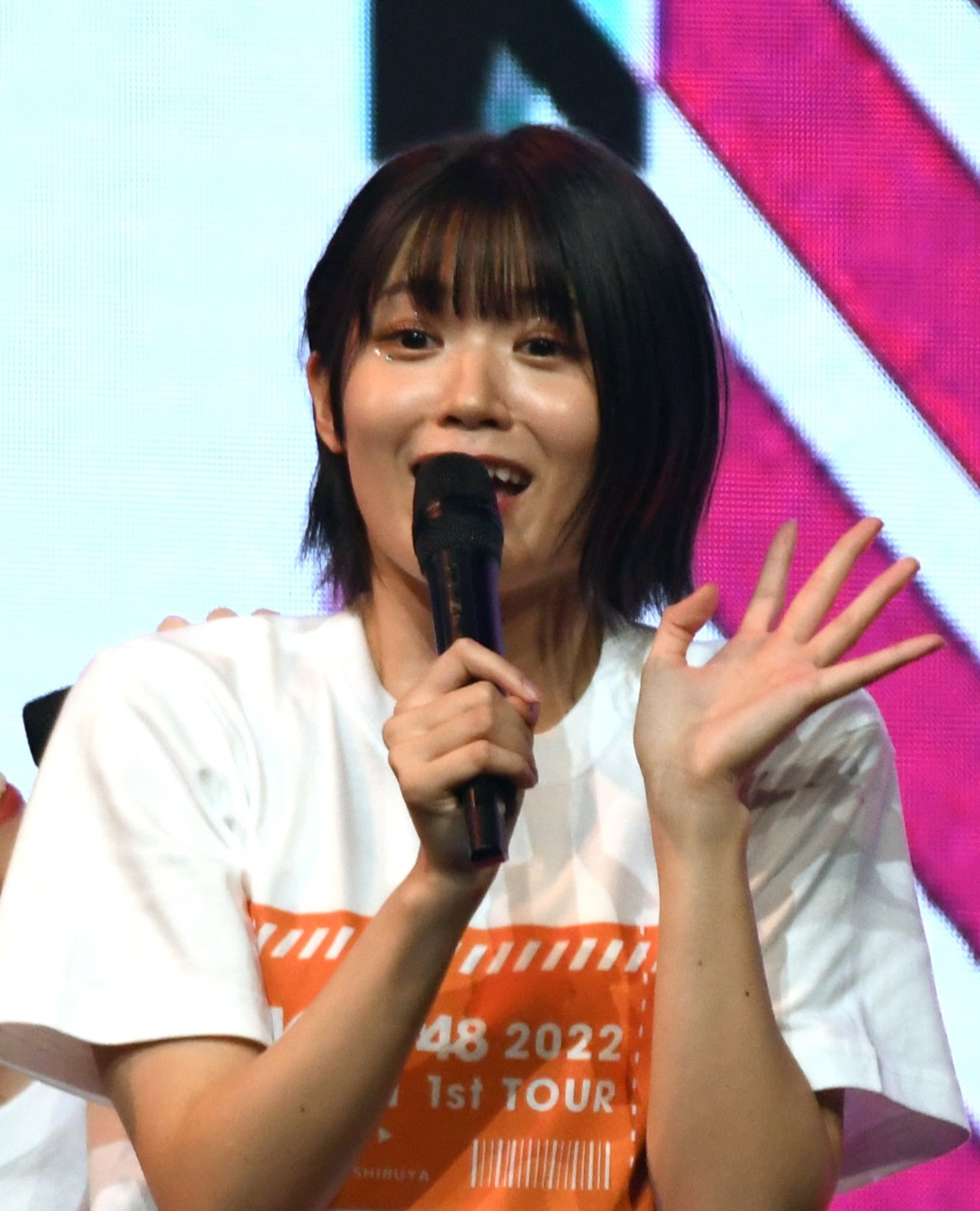 NGT48安藤千伽奈（2022年8月撮影）