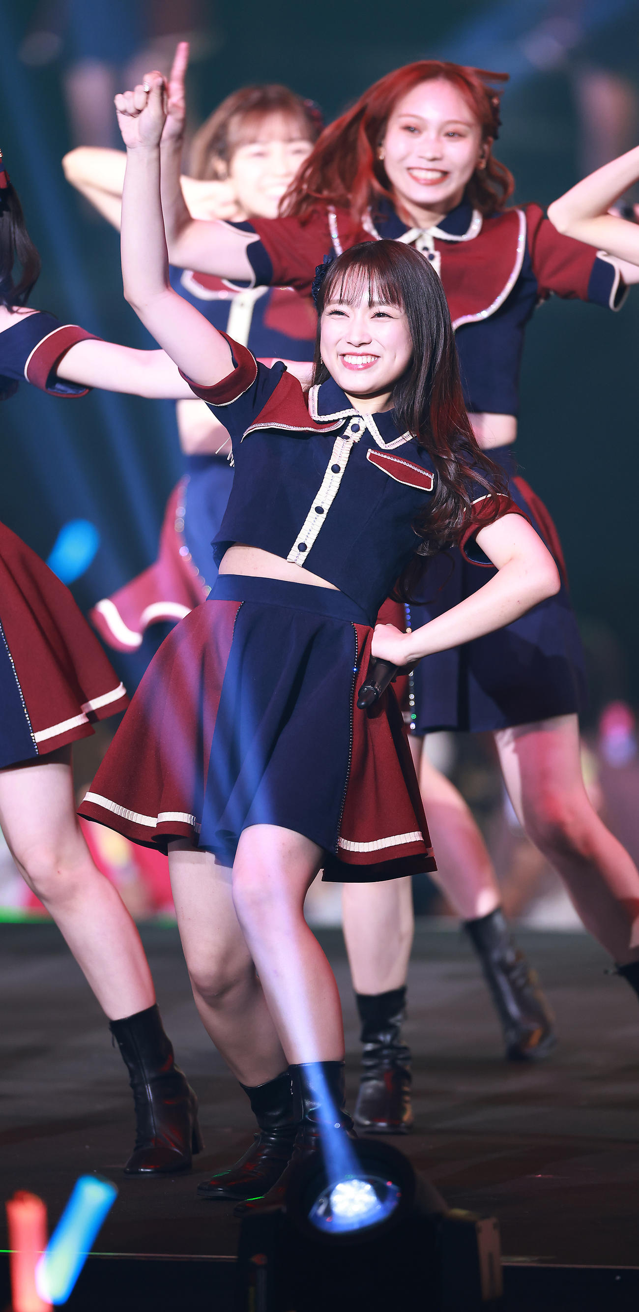 HKT48 11th anniversary LIVE 2022で「早送りカレンダー」を歌う矢吹奈子（撮影・中島郁夫）