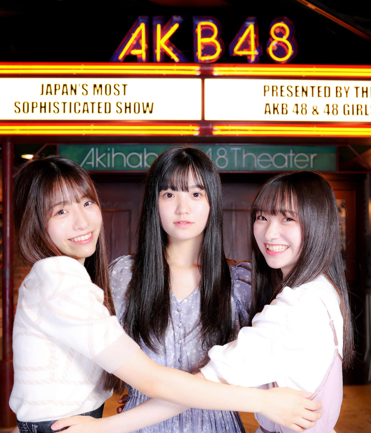 左から平田侑希、小濱心音、山崎空（22年8月）