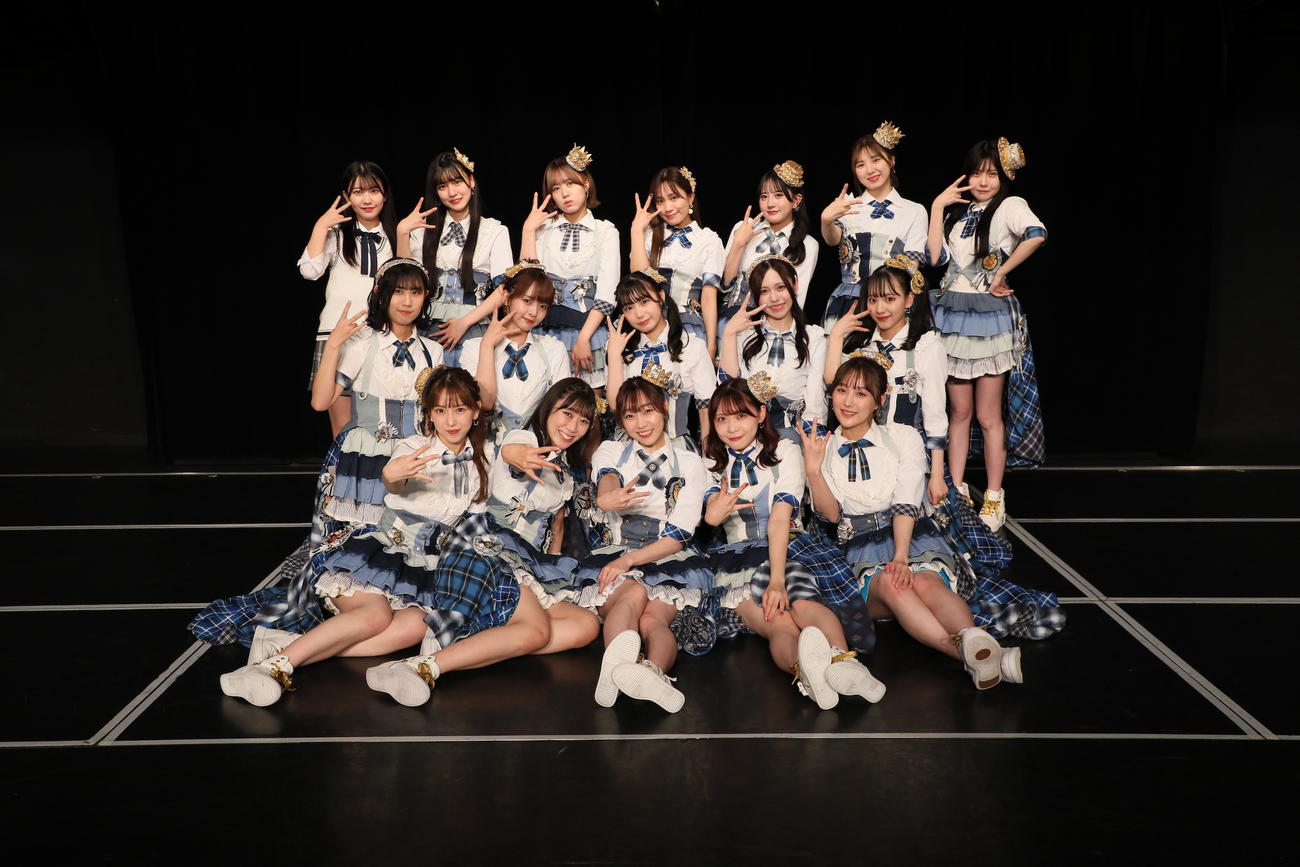 卒業公演を行ったSKE48須田亜香里（前列中央）（C）2022 Zest, Inc.