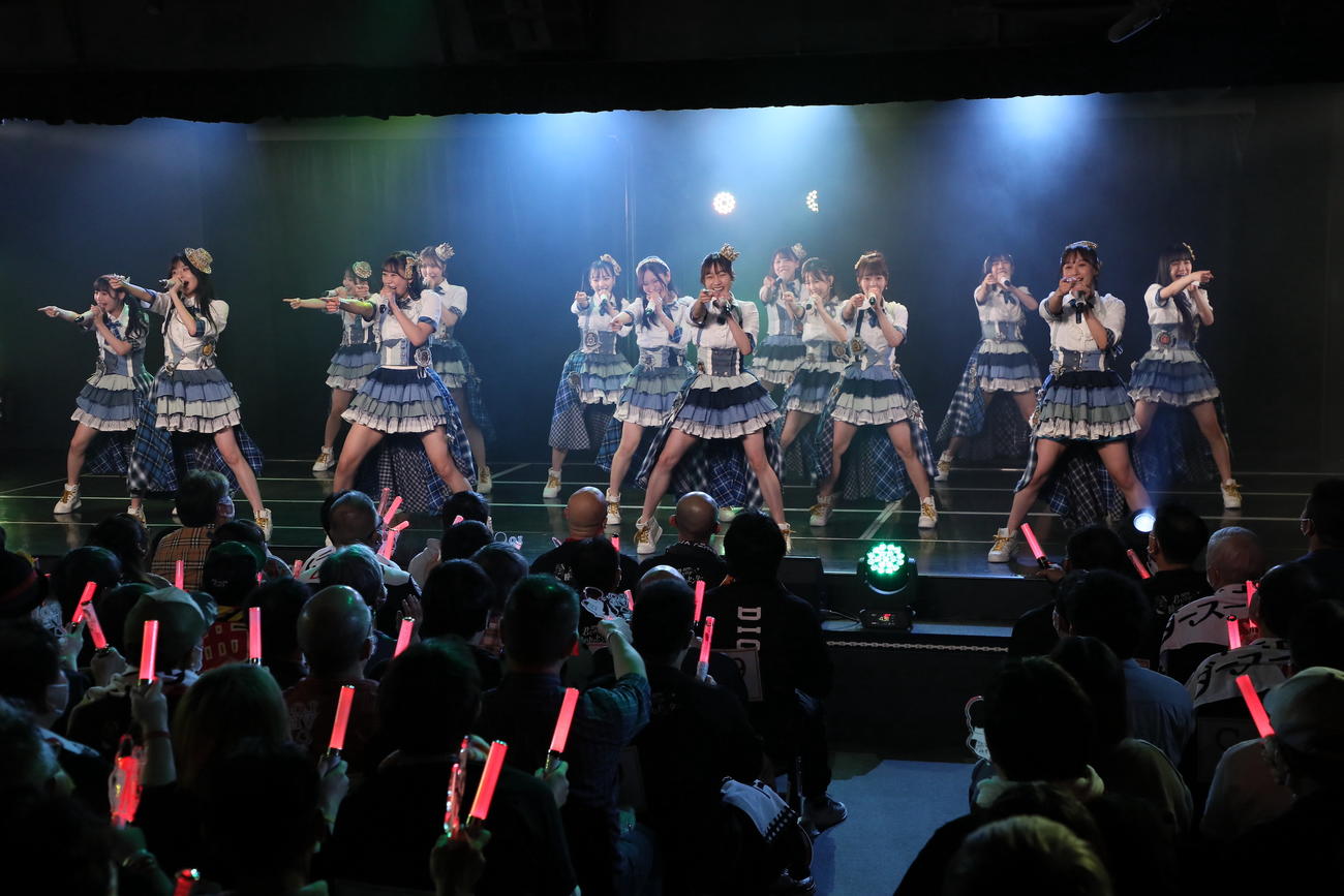 卒業公演を行ったSKE48須田亜香里（前列中央）（C）2022 Zest, Inc.
