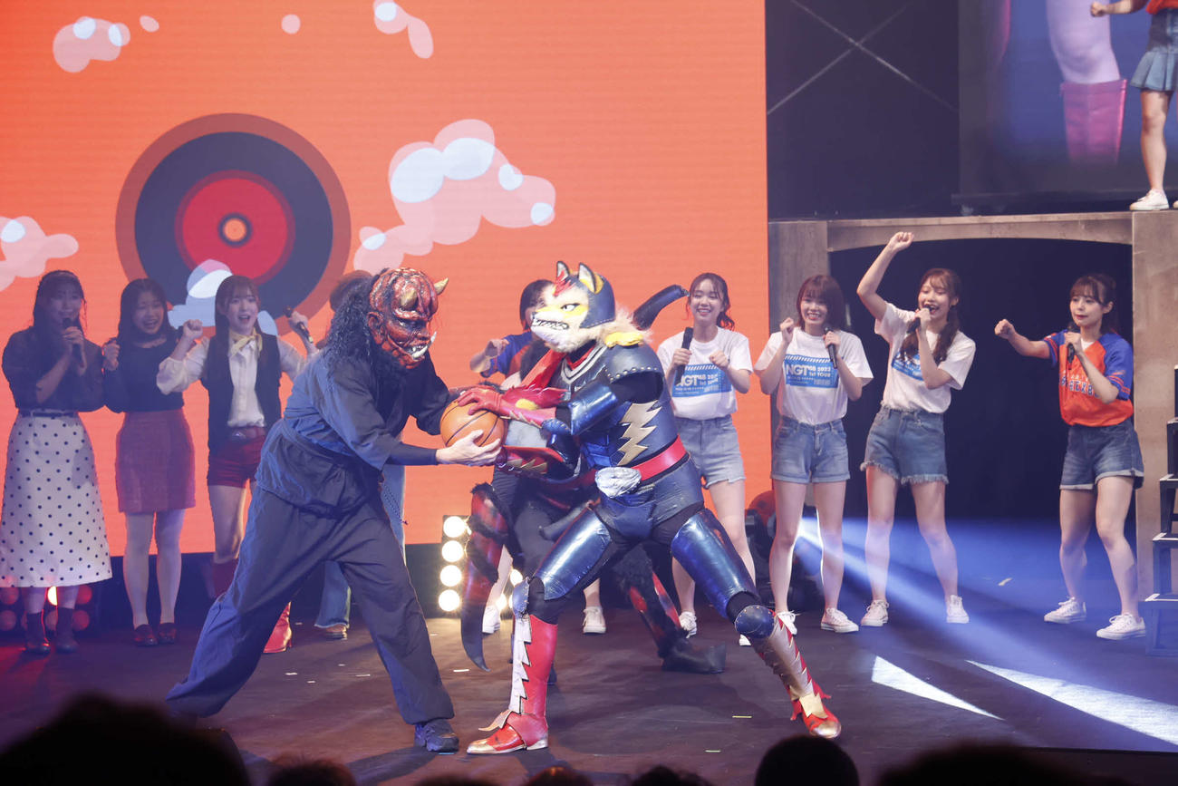 最終公演に登場したトチオンガー