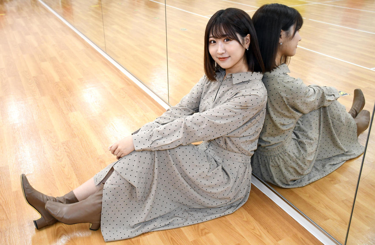 映画「酒蔵むすこと納豆むすめ」で女優デビューするNGT48古澤愛（撮影・大友陽平）