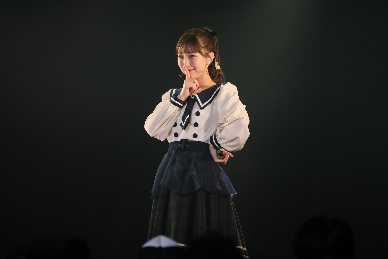初のソロライブ「くまのファンファーレ」を開催したSKE48熊崎晴香
