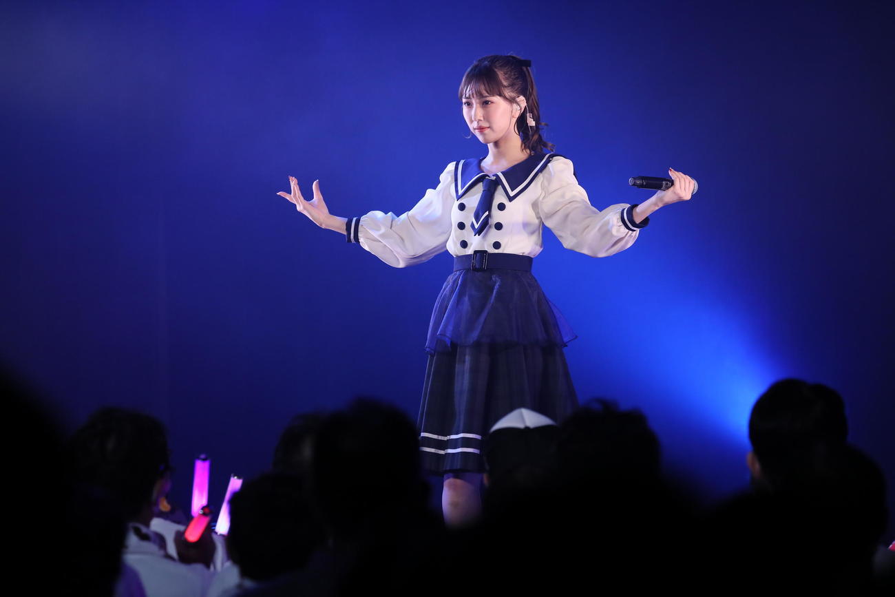 初のソロライブ「くまのファンファーレ」を開催したSKE48熊崎晴香