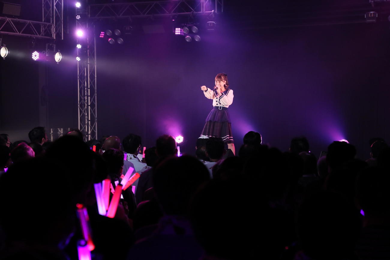 初のソロライブ「くまのファンファーレ」を開催したSKE48熊崎晴香