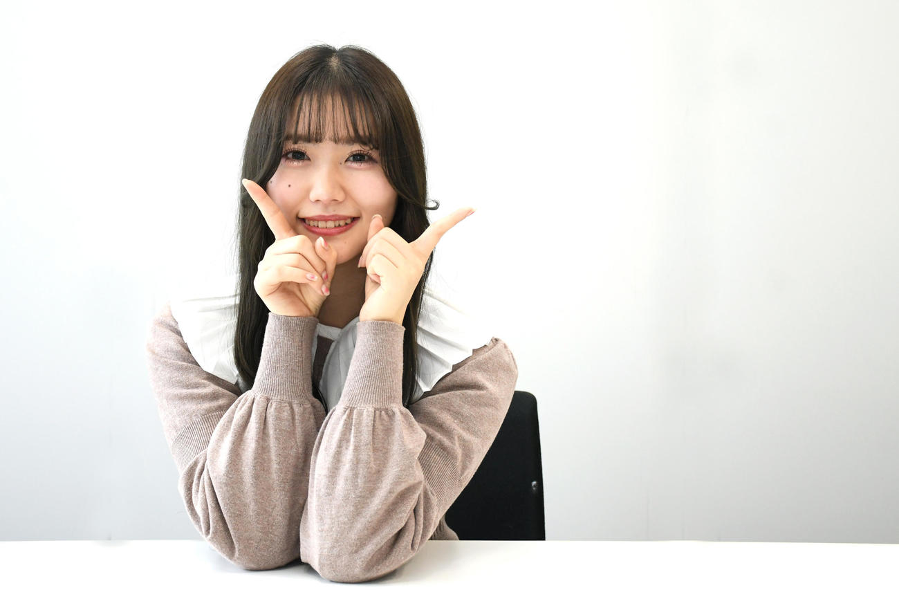 約7年半のアイドル人生に区切りを付けるNGT48小熊倫実（撮影・大友陽平）